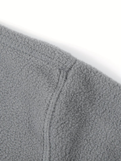 Striktrøje Herre – Pullover med half-zip lynlås og ståkrave til hverdag, arbejde og lag-på-lag i Olivengrøn Drab og Sort – Grayson