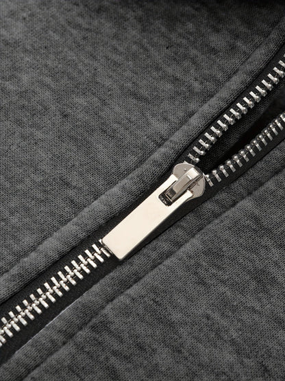 Half-Zip Pullover Herre – Klassisk Striktrøje med Lynlås