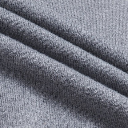 Striktrøje Herre – Pullover med høj hals og klassisk design til hverdag, arbejde og lag-på-lag i Sort og Hvid – Everett
