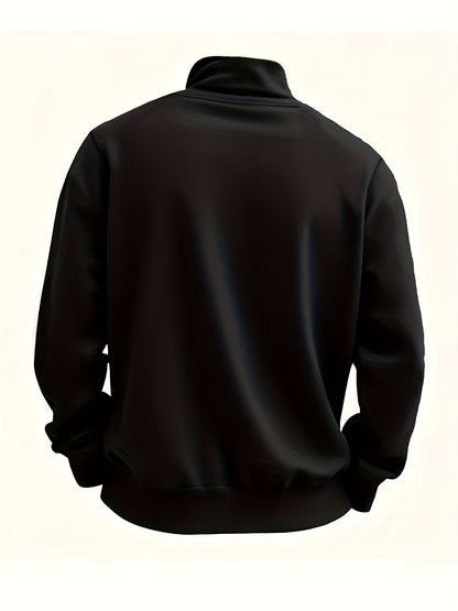 Half-Zip Pullover Herre – Klassisk Striktrøje med Lynlås