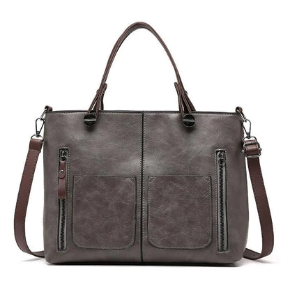 Skuldertaske Dame – Vintage Crossbody Taske med Rummeligt Design