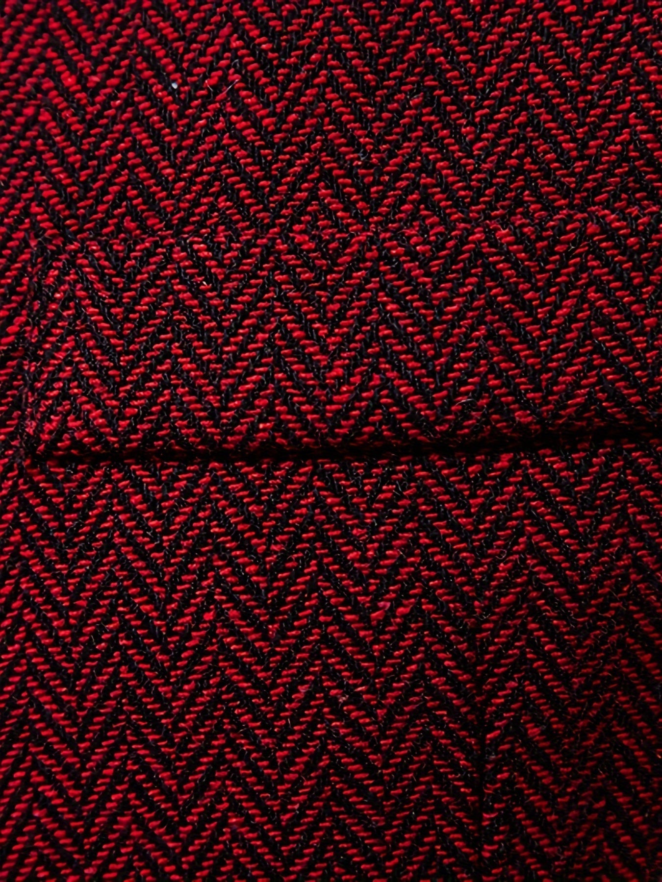 Vest Herre – Lag-på-lag vest med sildebensmønster og enkeltradet design til efterår, arbejde og lag-på-lag