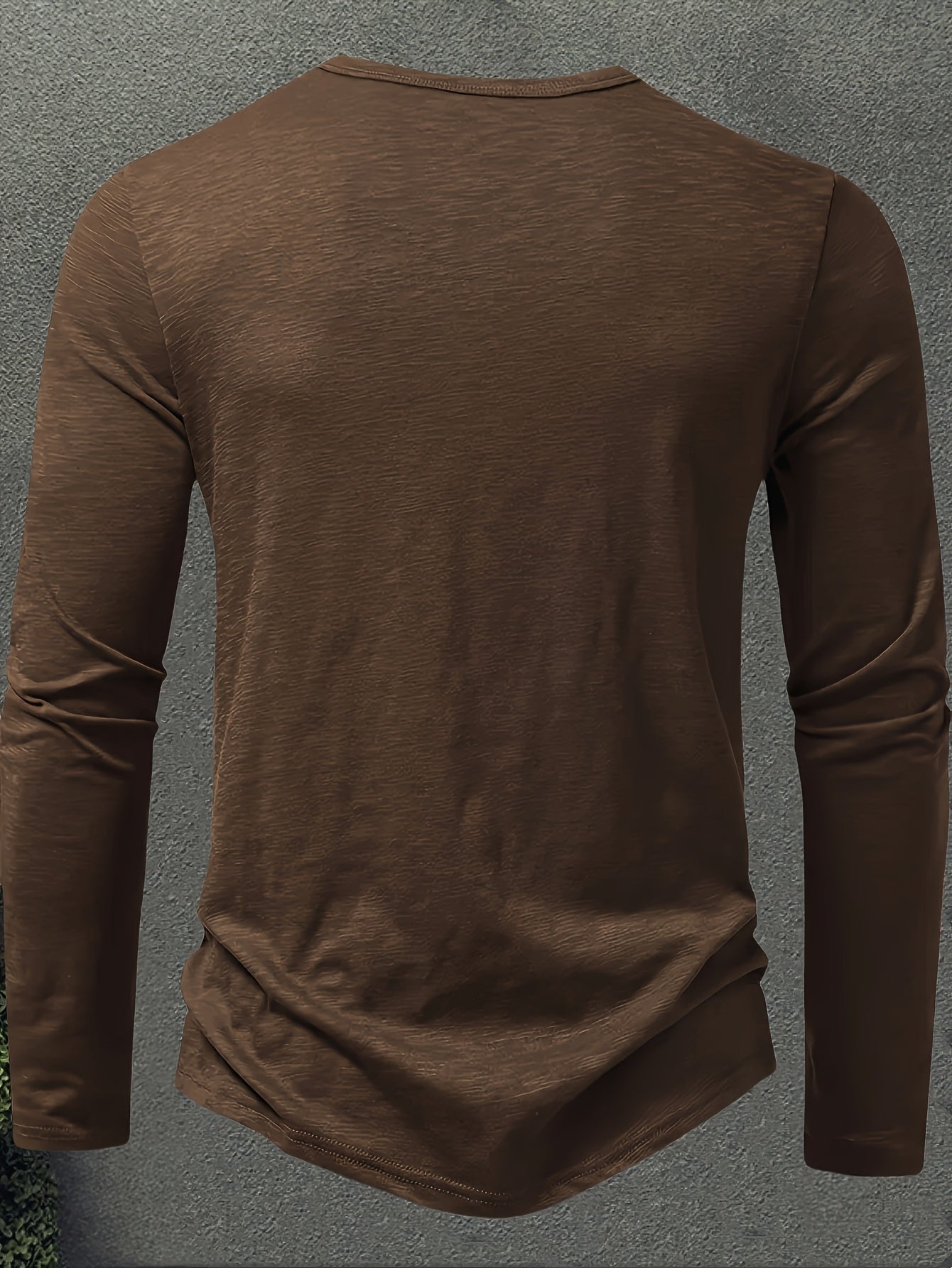 Henley Trøje Herre – Langærmet henley med klassisk design til hverdag, arbejde og lag-på-lag i Militærgrøn og Khaki – Dalton