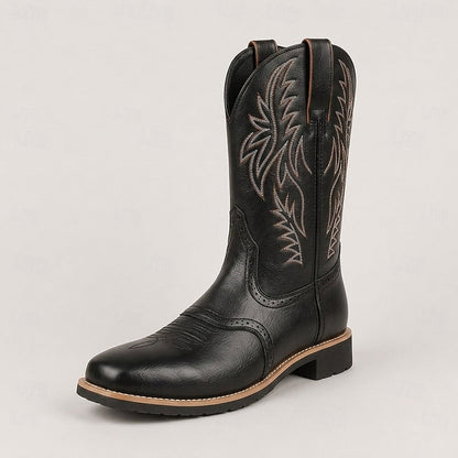 Cowboystøvler Herre – Western-støvler med western-design og klassisk design til efterår, vinter og hverdag