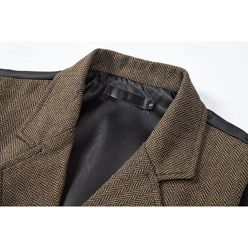 Bennett | Double-Breasted Herringbone Waistcoat