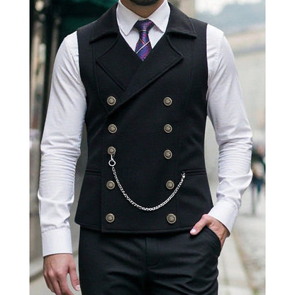 Edmund | Double-Breasted Tailored Waistcoat