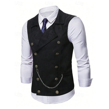 Edmund | Double-Breasted Tailored Waistcoat