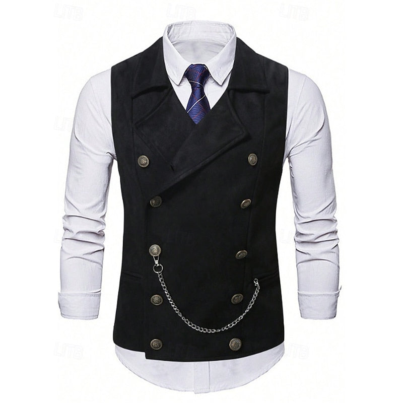 Edmund | Double-Breasted Tailored Waistcoat