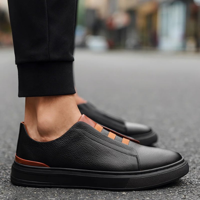Slip-On Sneakers Herre – Lette Hverdagssko uden Snørebånd