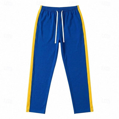 Joggingbukser Herre – Sweatpants med stribet design og afslappet pasform til hverdag, kontor og smart casual