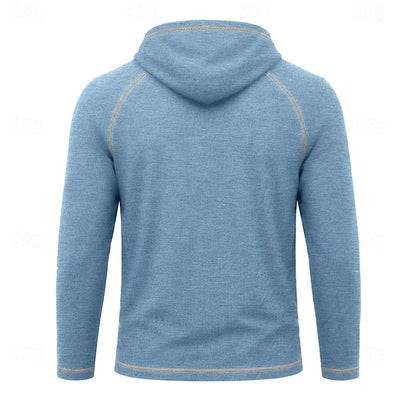 Hættetrøje Herre – Klassisk Hoodie med Snøre