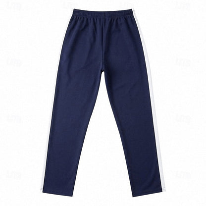 Joggingbukser Herre – Sweatpants med stribet design og afslappet pasform til hverdag, kontor og smart casual