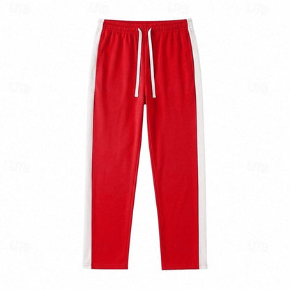 Joggingbukser Herre – Sweatpants med stribet design og afslappet pasform til hverdag, kontor og smart casual