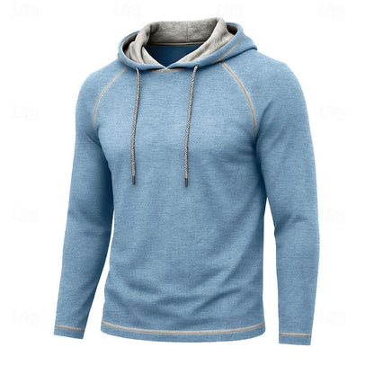 Hættetrøje Herre – Klassisk Hoodie med Snøre