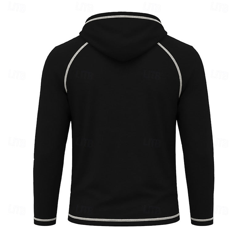 Hættetrøje Herre – Klassisk Hoodie med Snøre