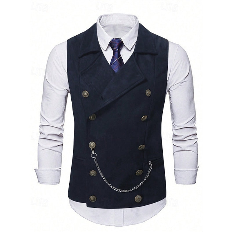 Edmund | Double-Breasted Tailored Waistcoat