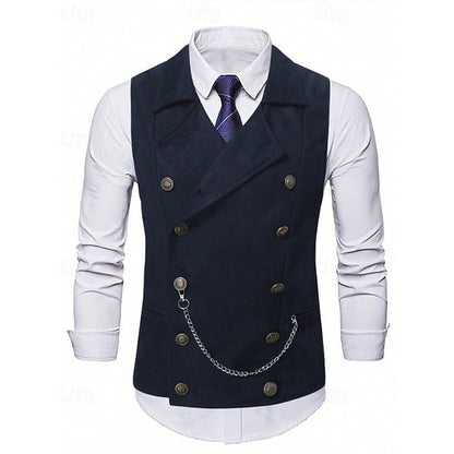 Edmund | Double-Breasted Tailored Waistcoat