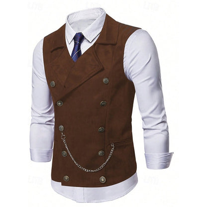 Edmund | Double-Breasted Tailored Waistcoat